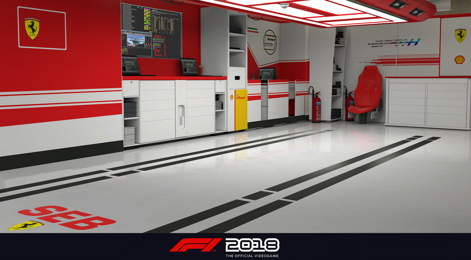 f1 garage