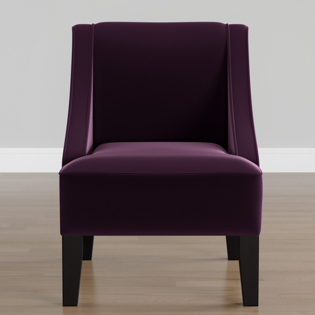 Aubergine accent 2025 chair