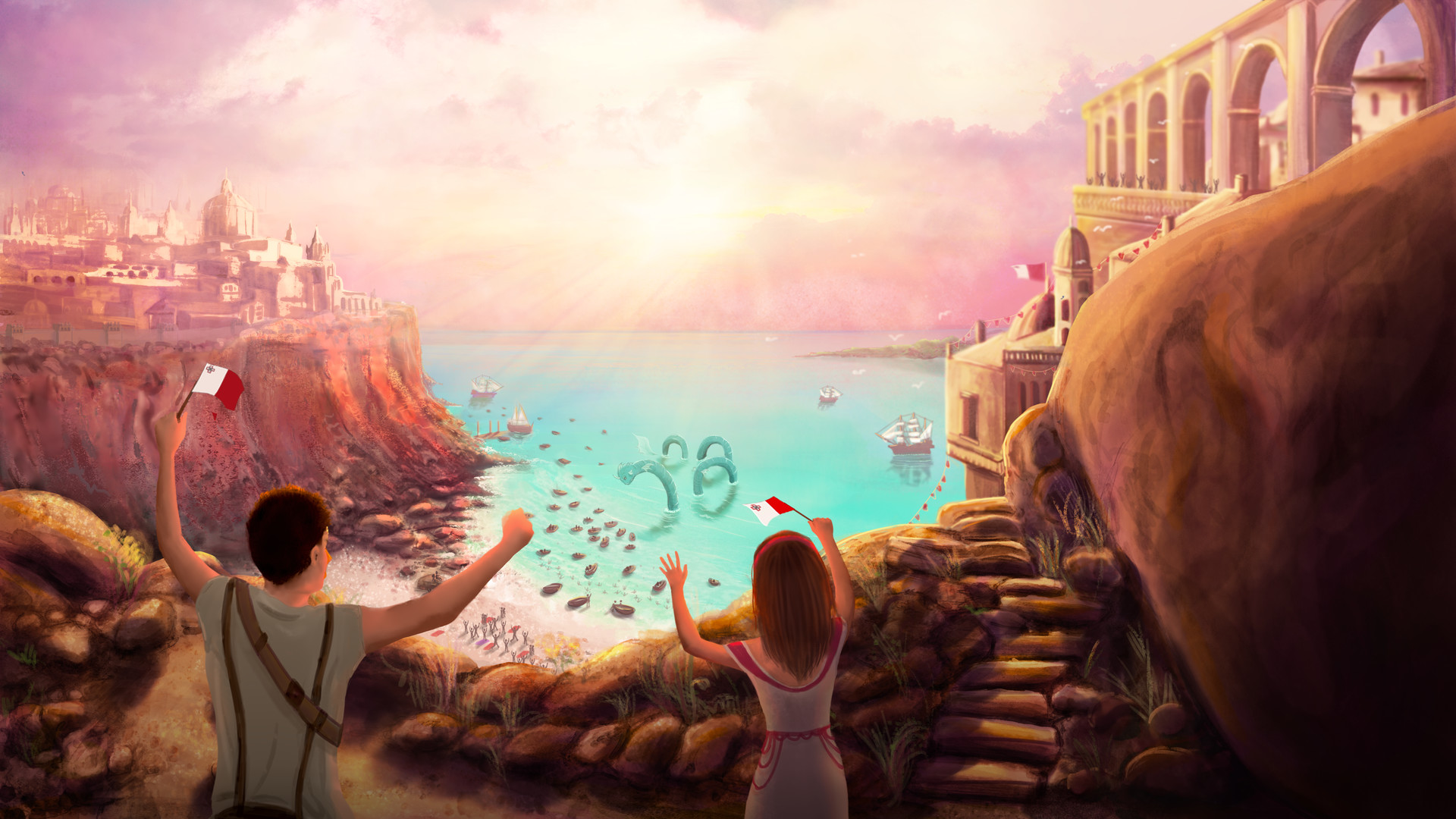 Artstation Competition Entry For Thu 2018 Malta Land Of Wonder Simone Gumilar