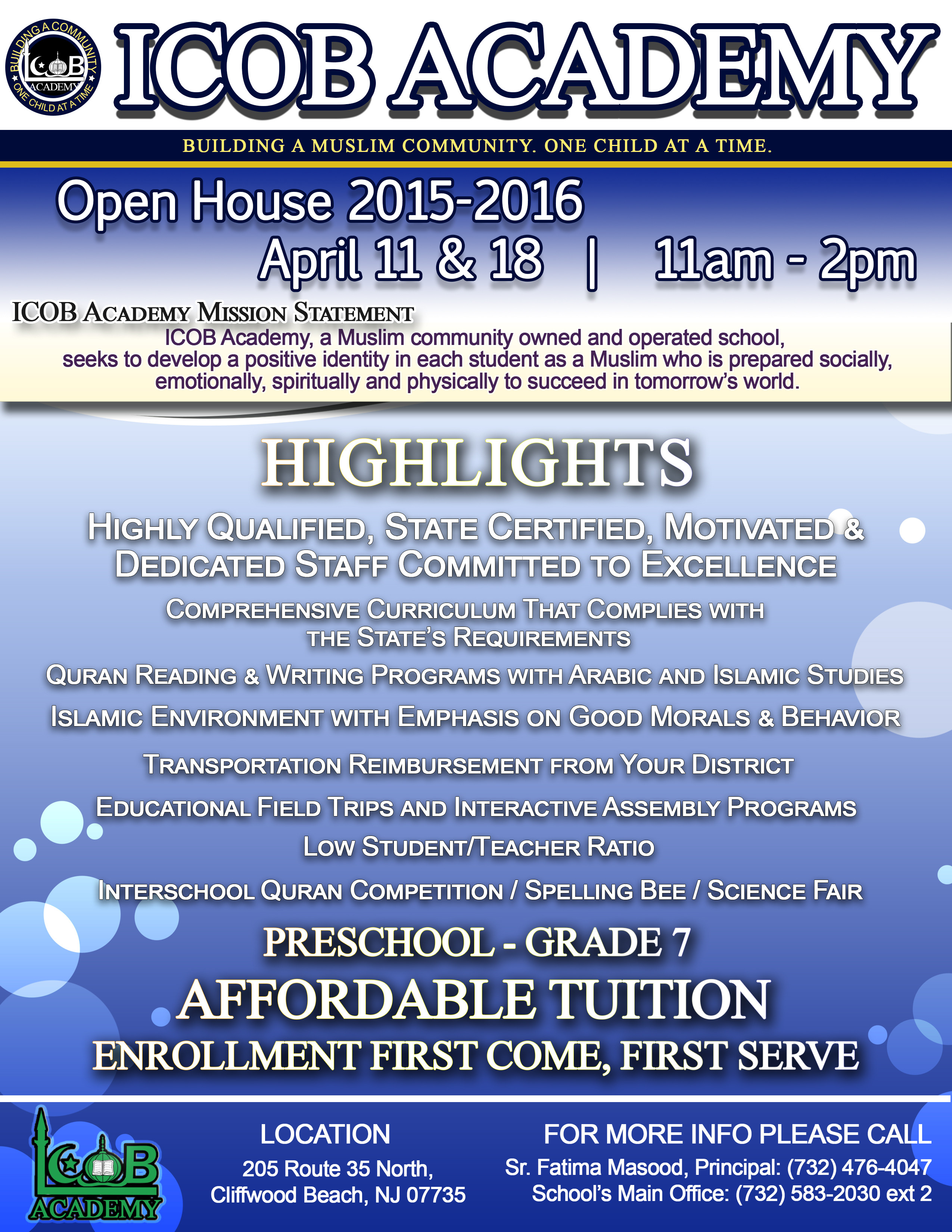 Open House Flyer
Made in Photoshop