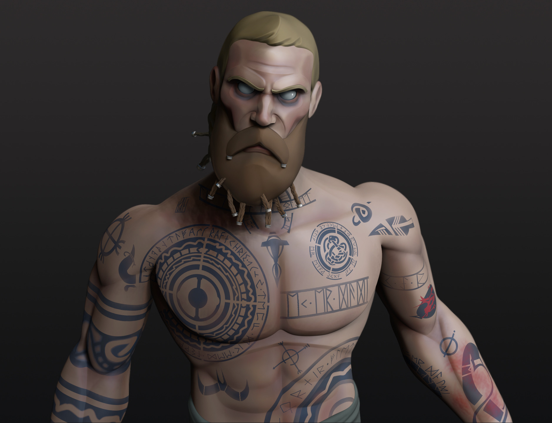 I was think of getting some of Baldurs tattoos and was wondering does  anyone know what his knuckle ones mean  rGodofWar
