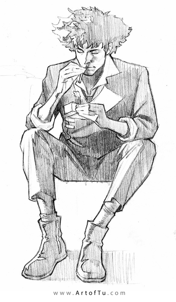 Artstation Spike Spiegel Cowboy Bebop Tu Bui Artstation Spike Spiegel Cowboy Bebop Tu Bui