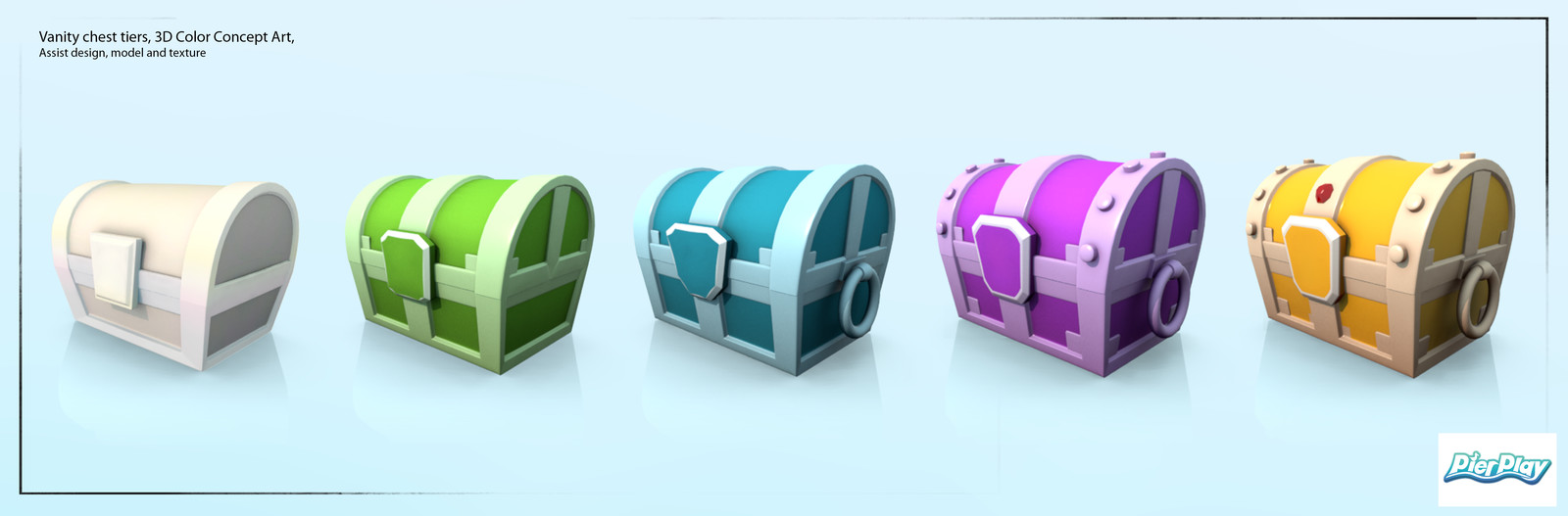  Designed Color pallets, model and texture. Assisted in the design of treasure chest.