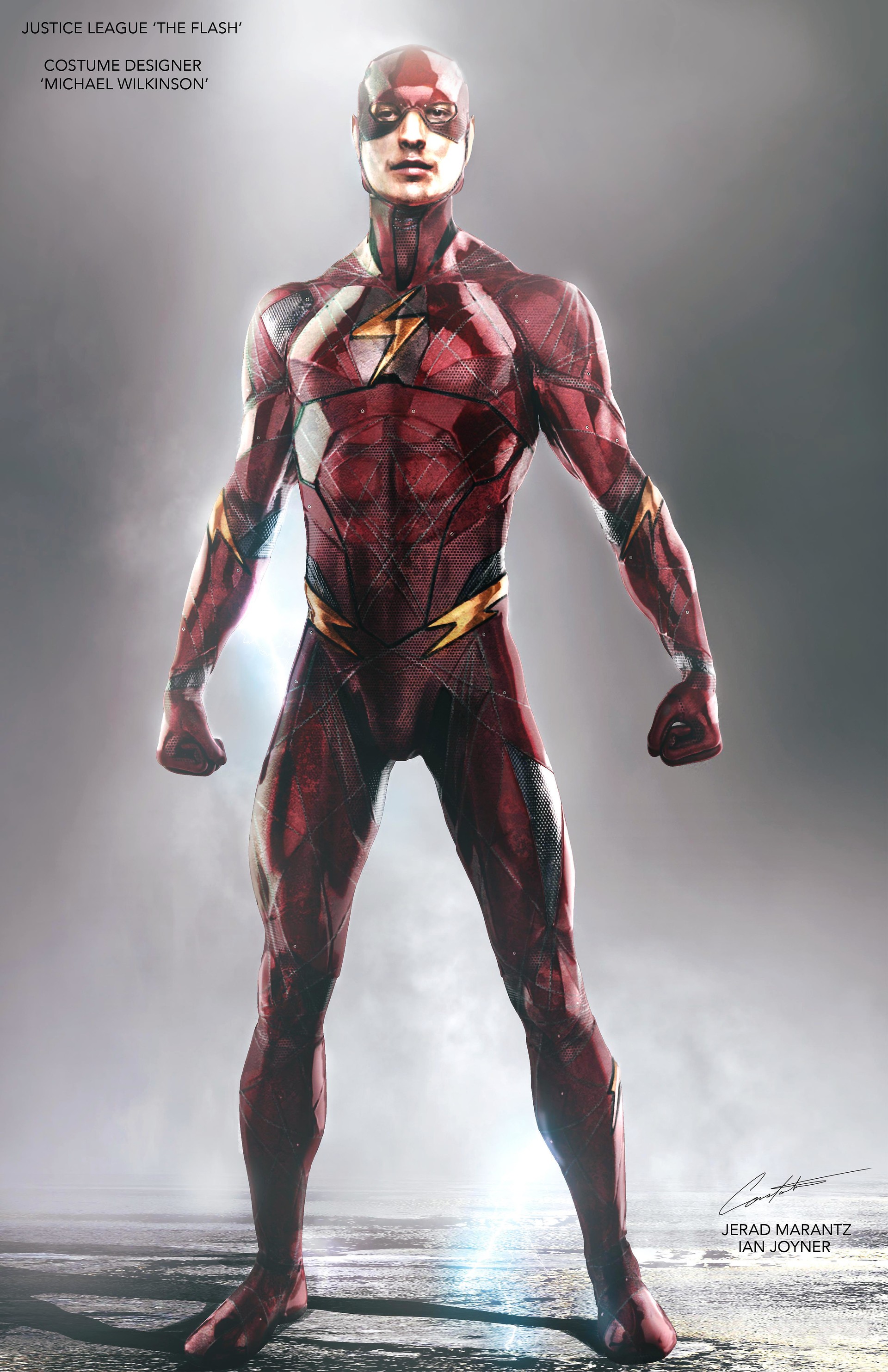 ArtStation - Justice League 'The Flash" Costume Concept 