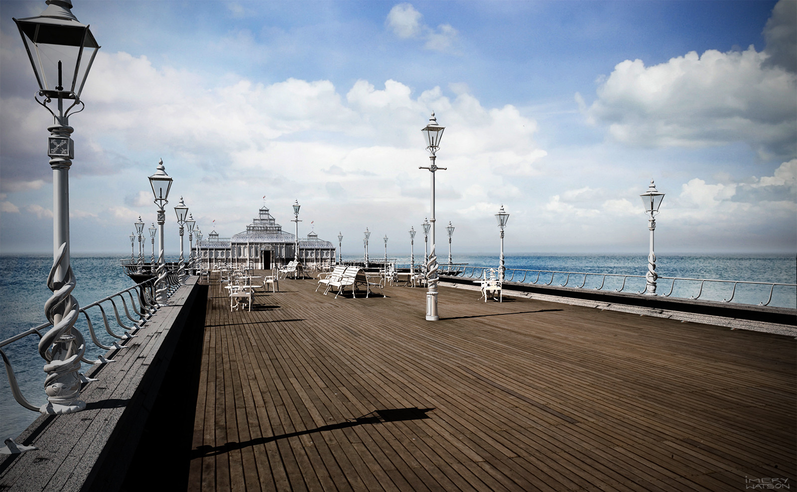 Pier concept done for the dream sequence in 'Sweeney Todd', done while at MPC London.