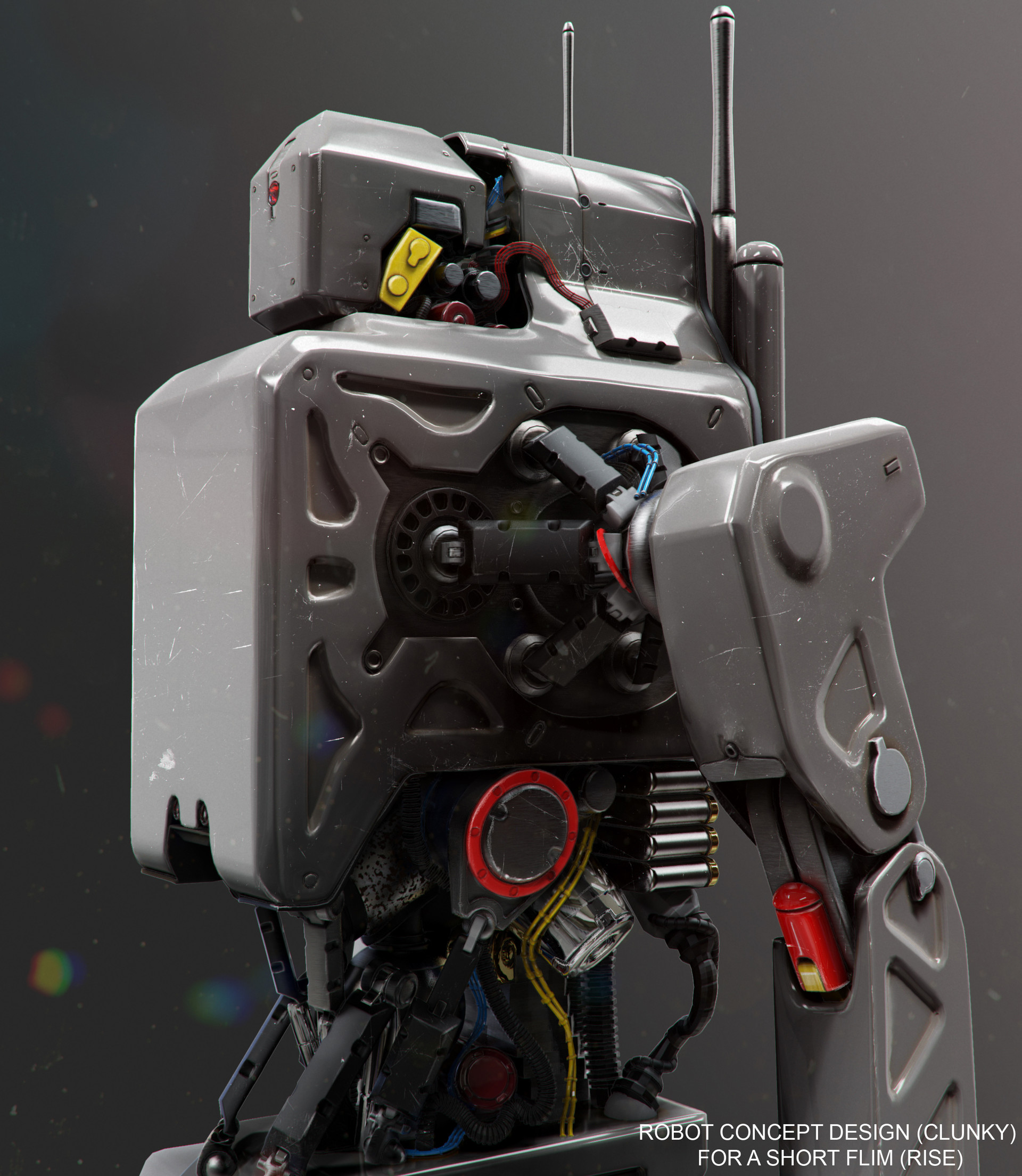 ArtStation - Robot 3D Concept design (Clunky)