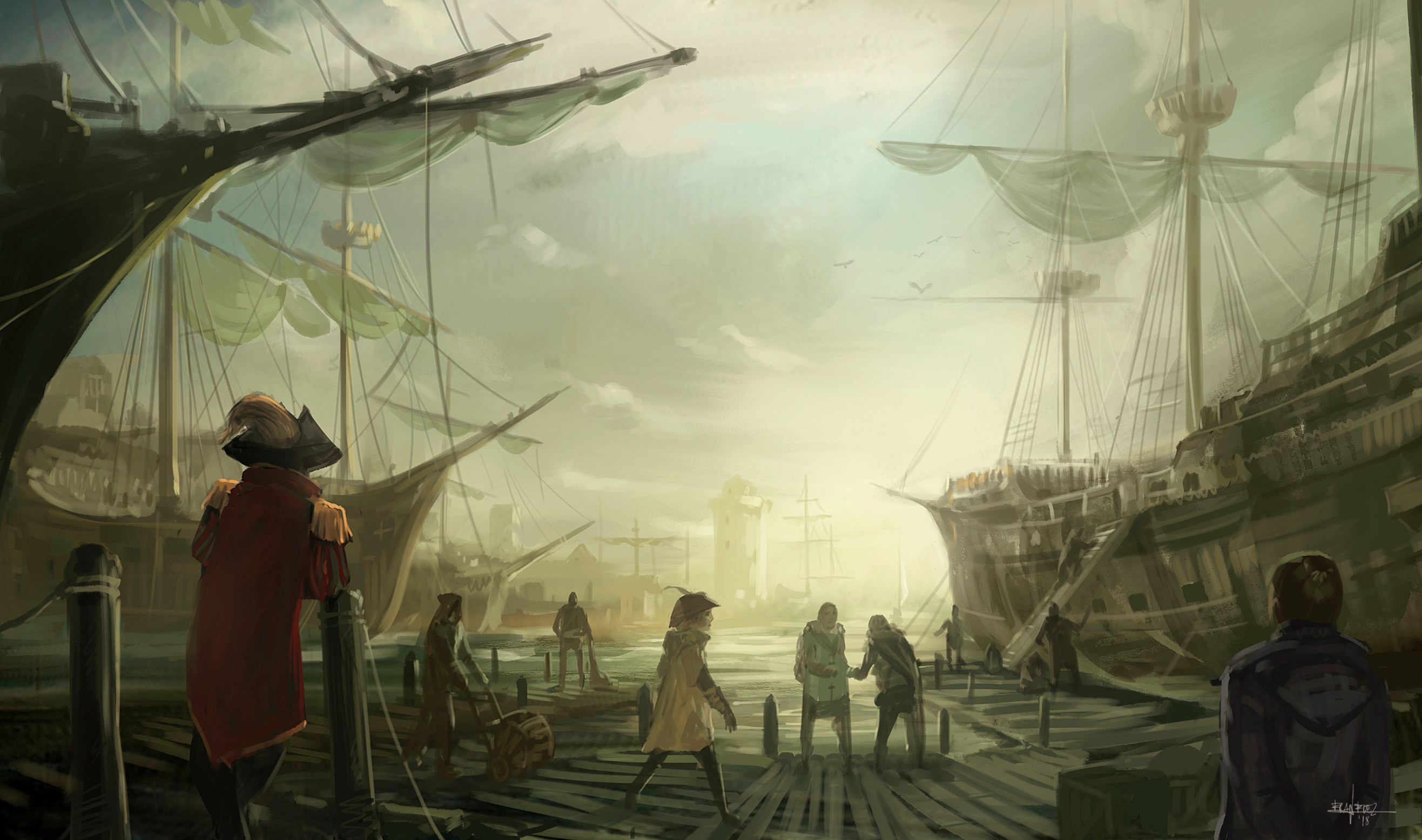Artstation Hacia Nuevos Mundos Fran Fdez