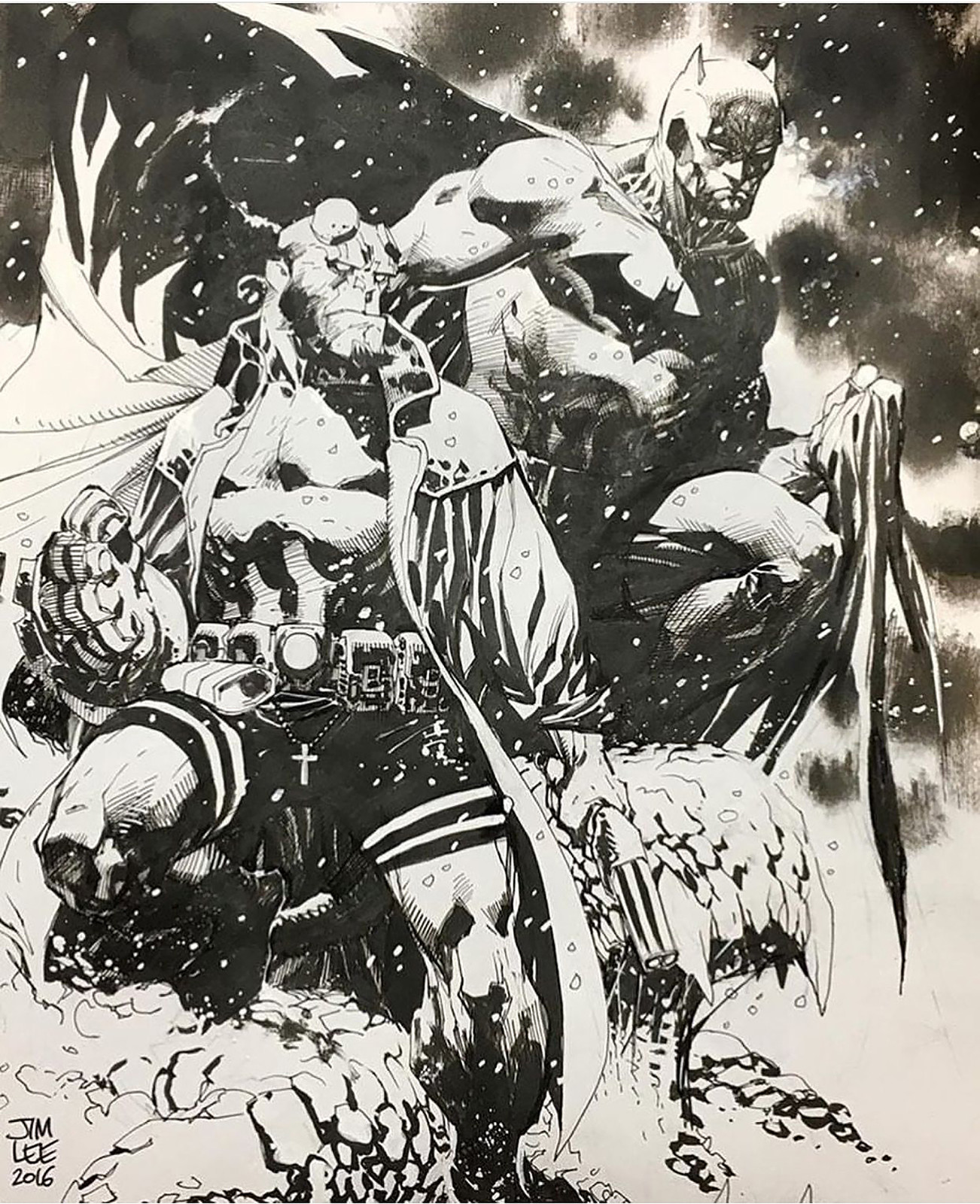 Line art by Jim Lee, the maestro!