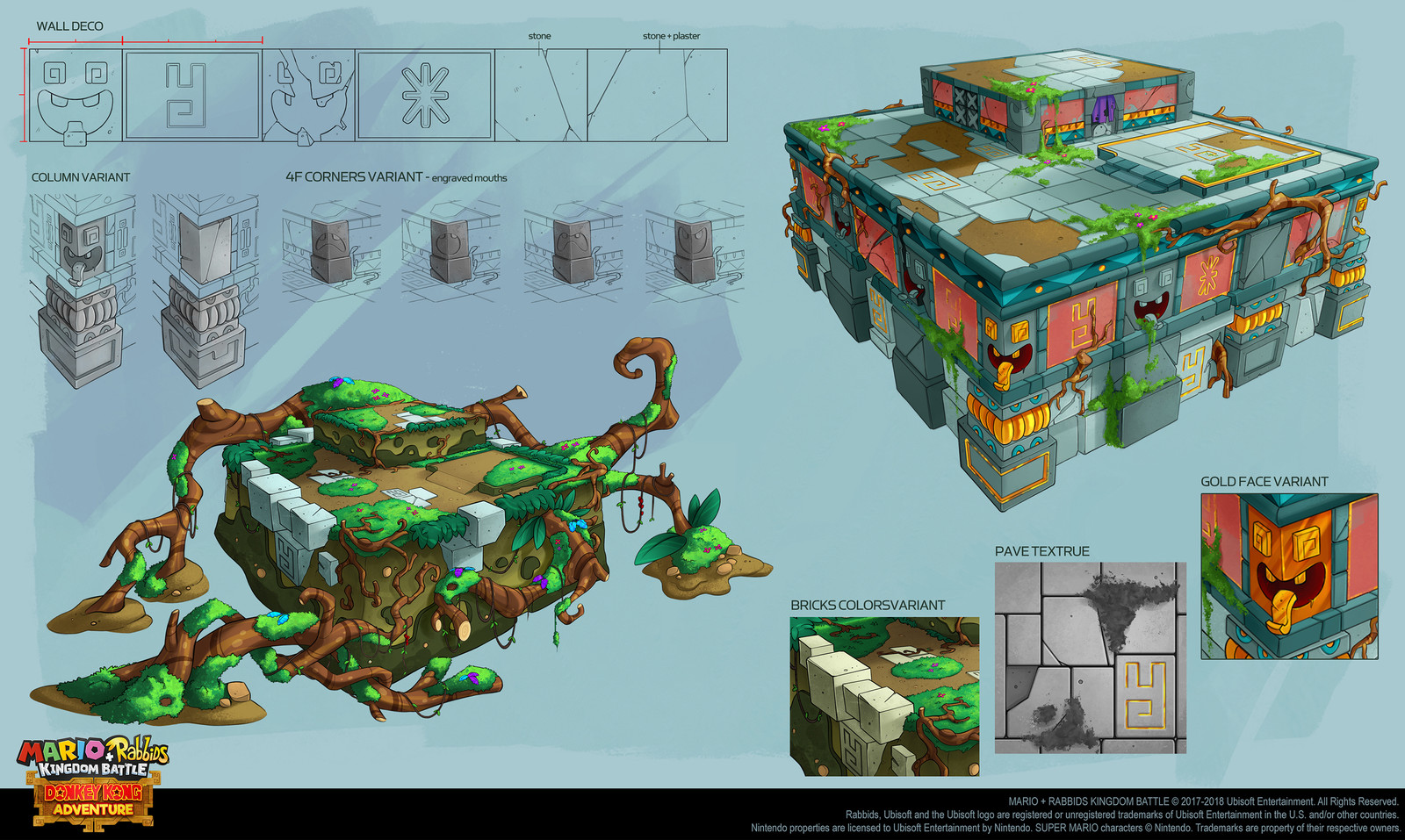 Temple and jungle arena conception