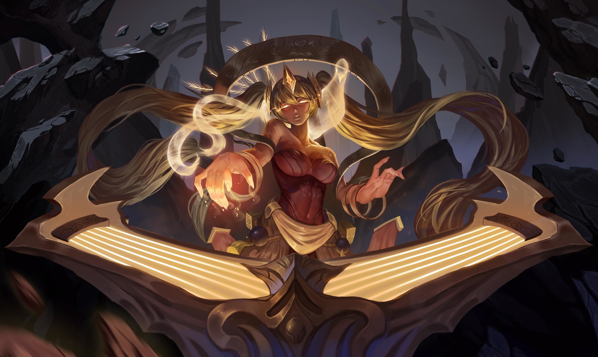 Artstation God Of Music Sona Unstable Anomaly