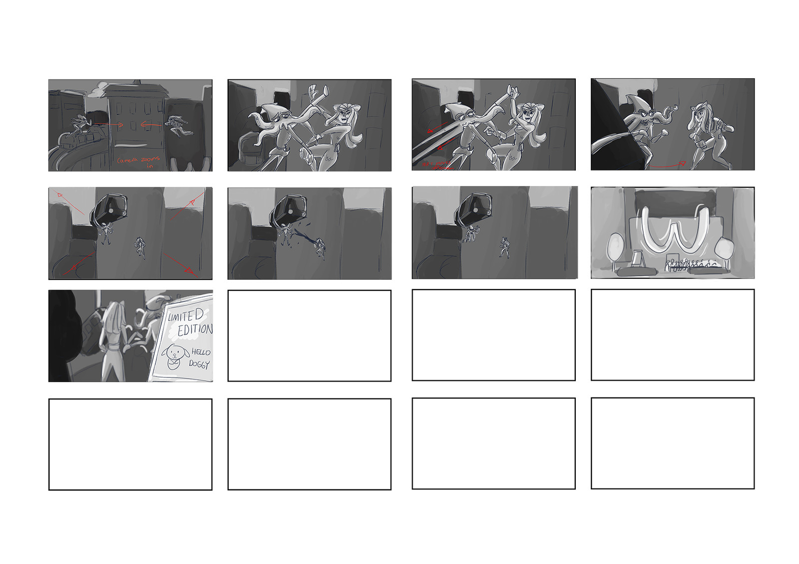 a storyboard i made