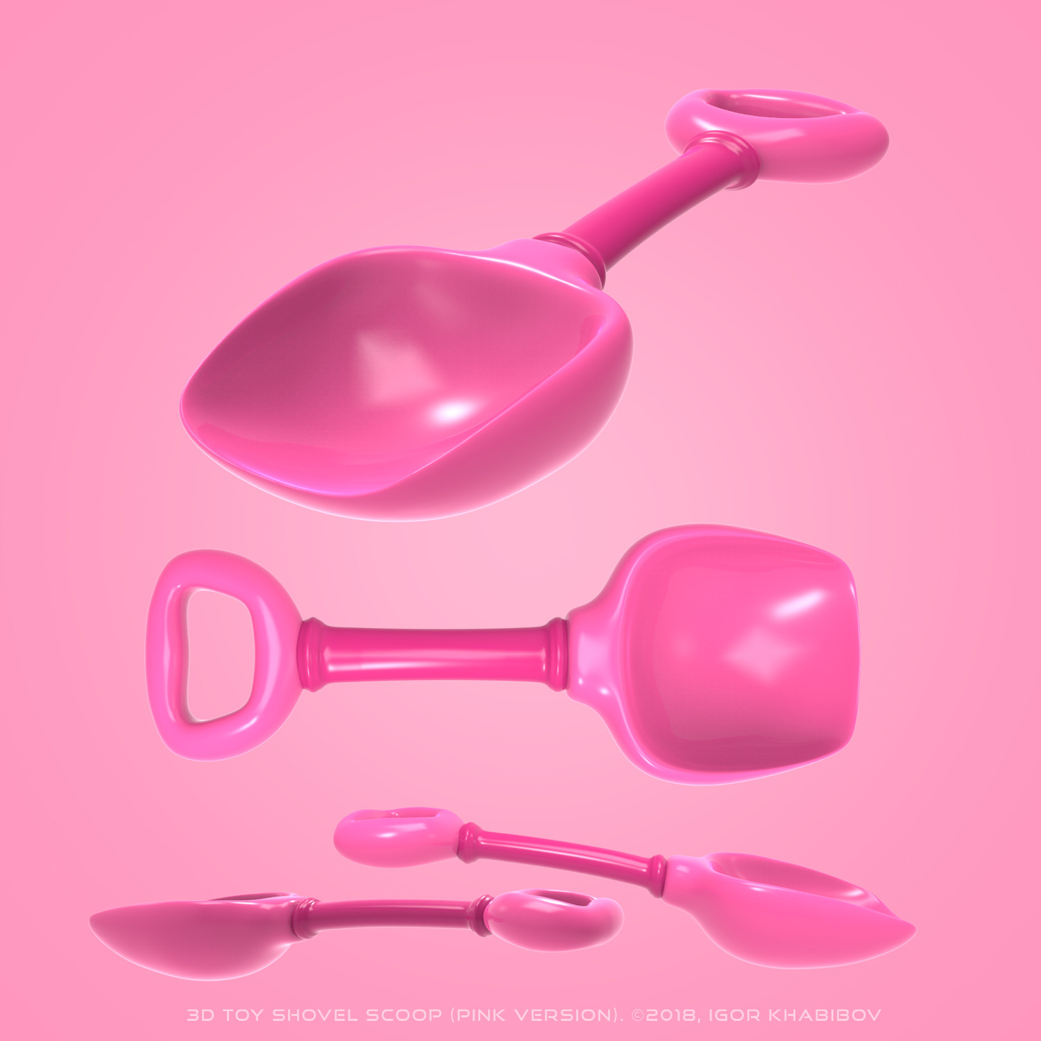 3D Toy Shovel Scoop
Contest winner (1st place) at DesignCrowd. 