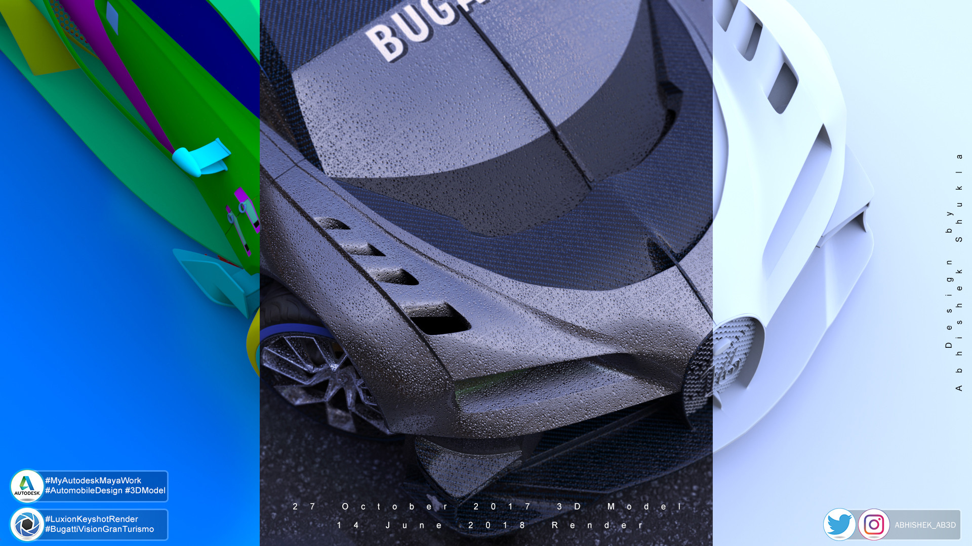 Artstation Bugatti Vision Gt Visual Art Abhishek Shukla