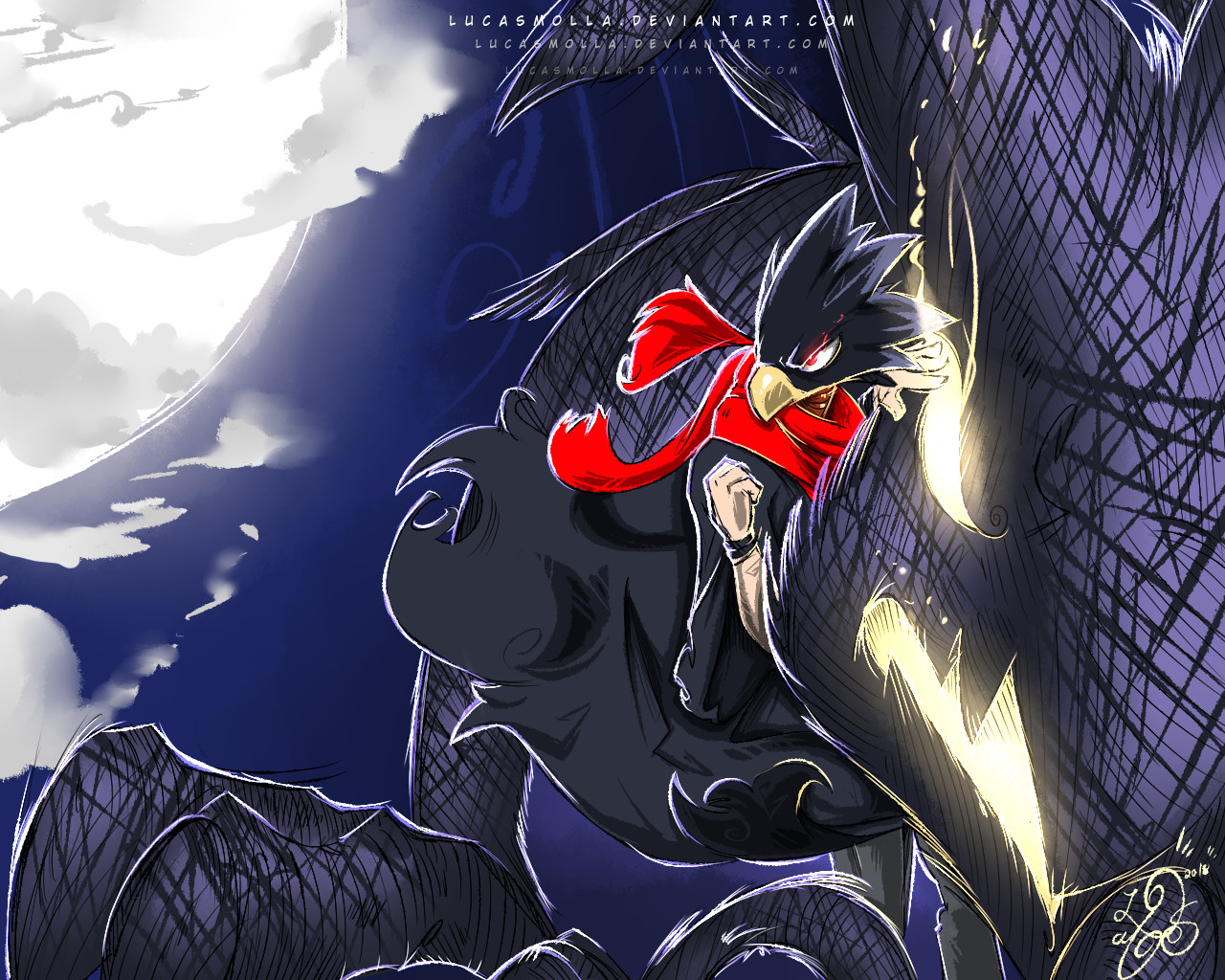 Artstation Fumikage Tokoyami Boku No Hero By Lucasmolla Lucas