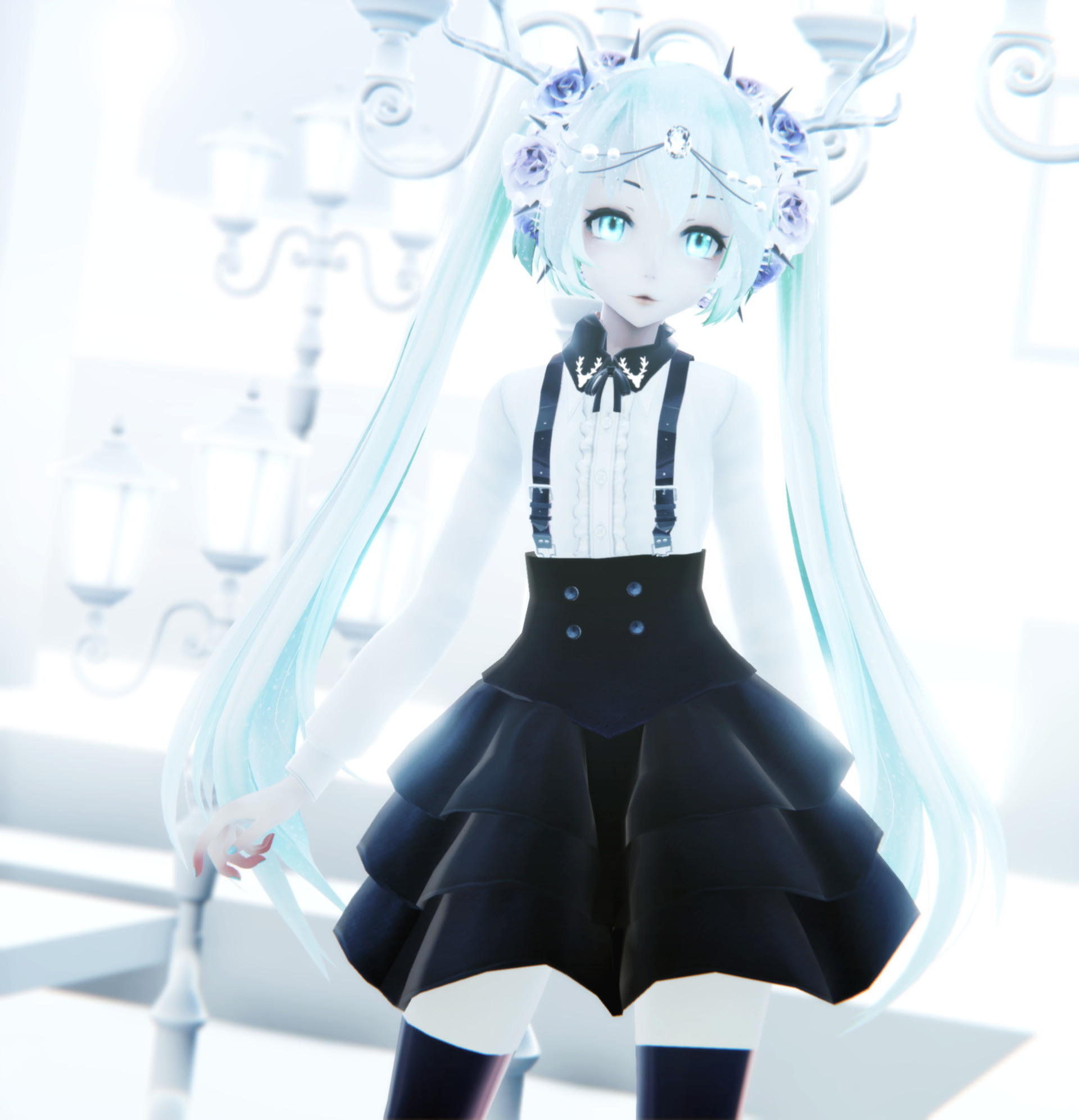 トップ mmd junjou skirt 純情スカート miku