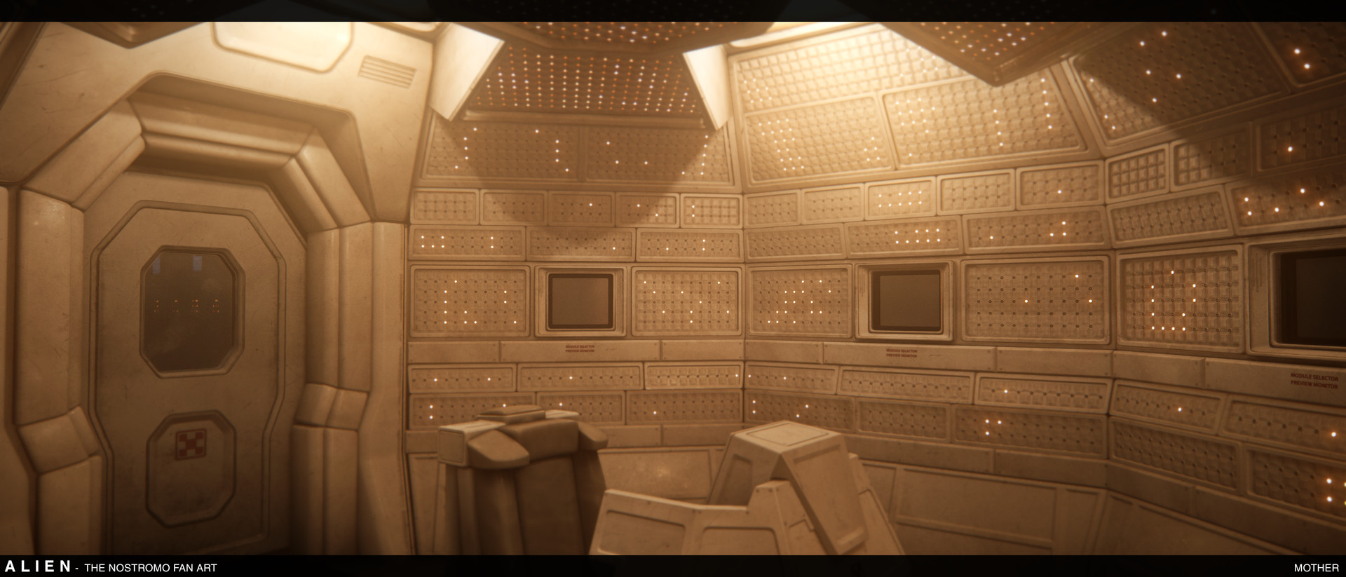 Artstation Alien The Nostromo Fan Art Ian Stewart