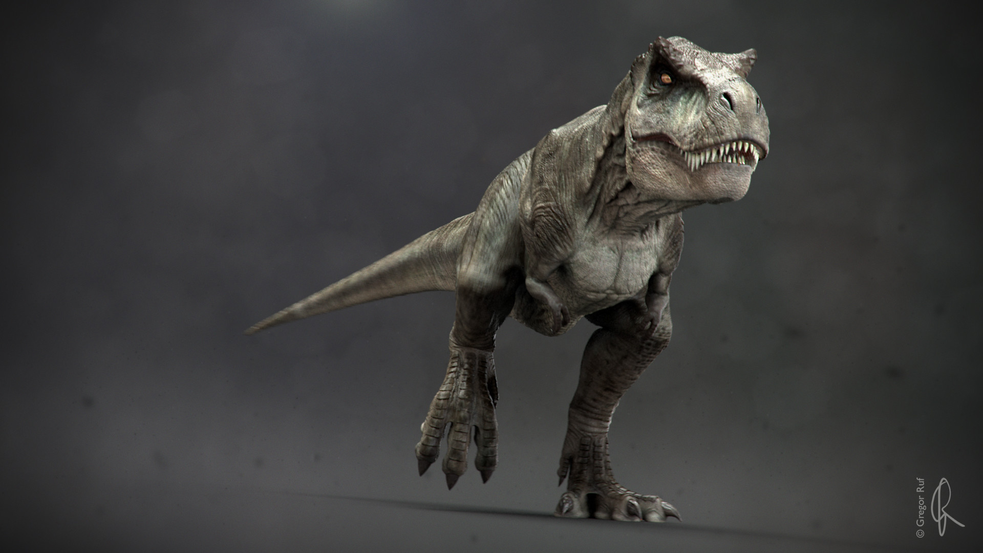 Artstation Tyrannosaurus Rex Animations Gregor Ruf