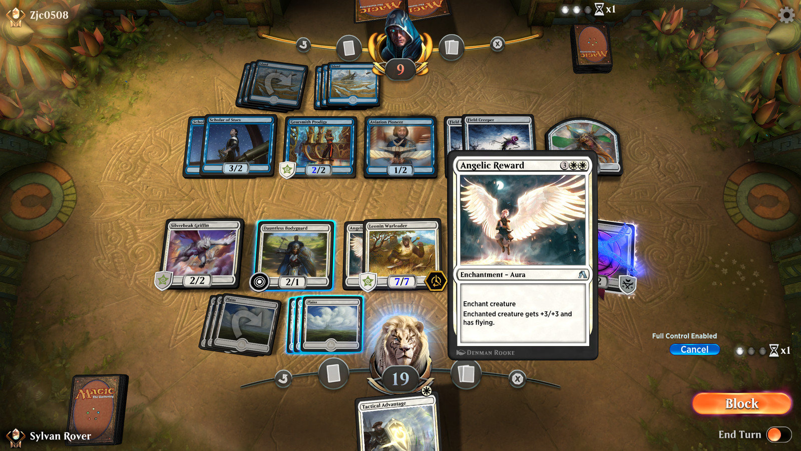 Angelic Reward in Action