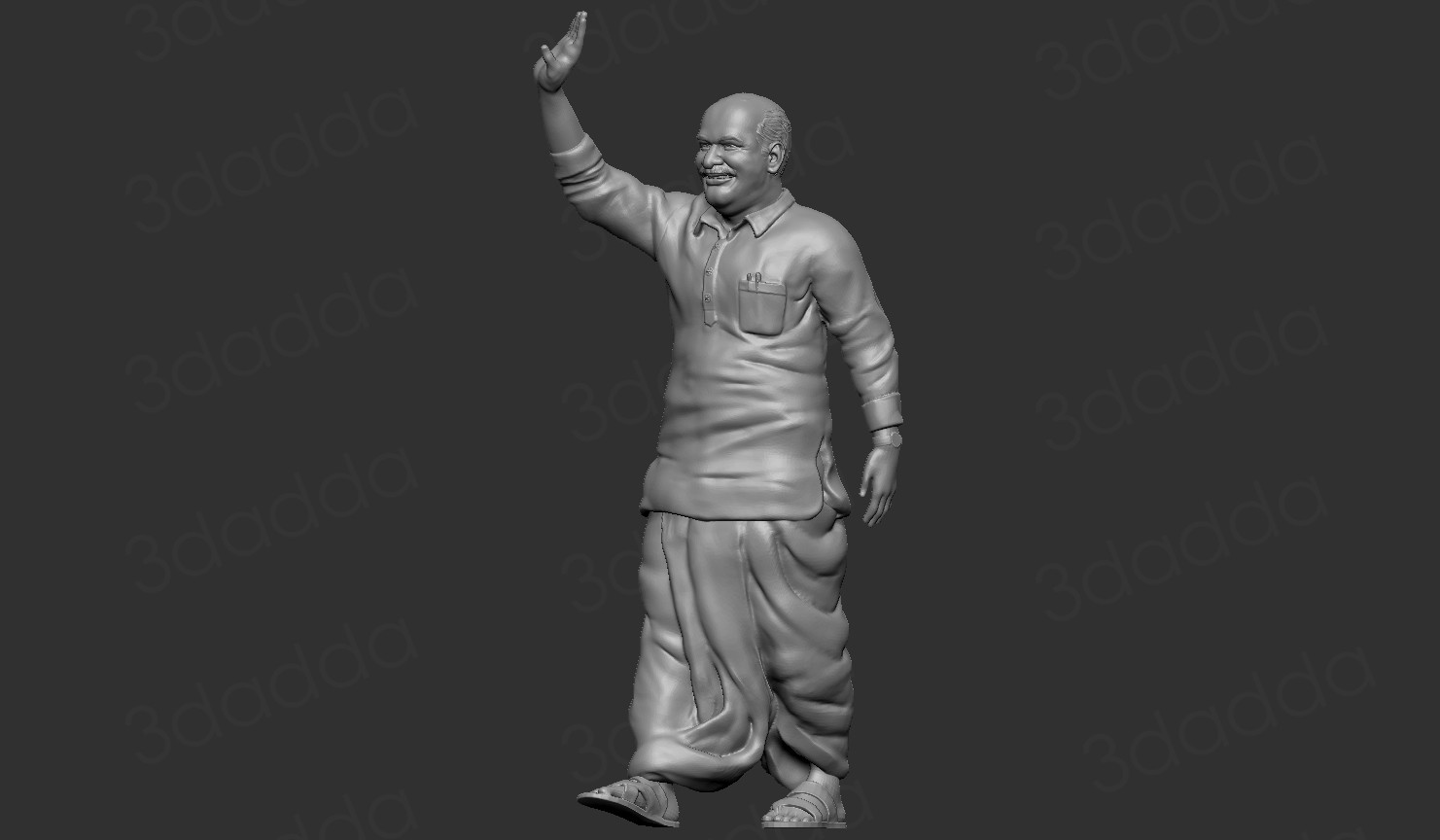 Vicky Kapure 3D Model Of YSR For 3D Printing vicky-kapure-3d-model-of-ysr-for-3d-printing