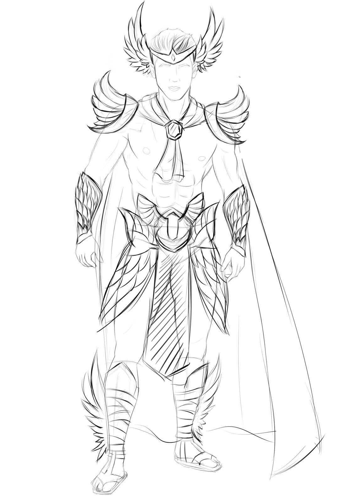 Some sketches of the design.
