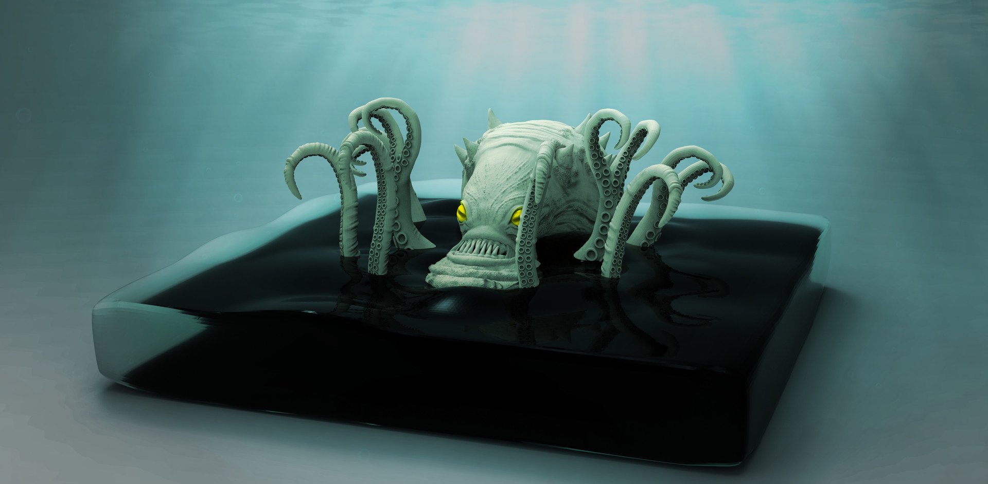 ArtStation Pillars of Eternity 2 Kraken Fan Art