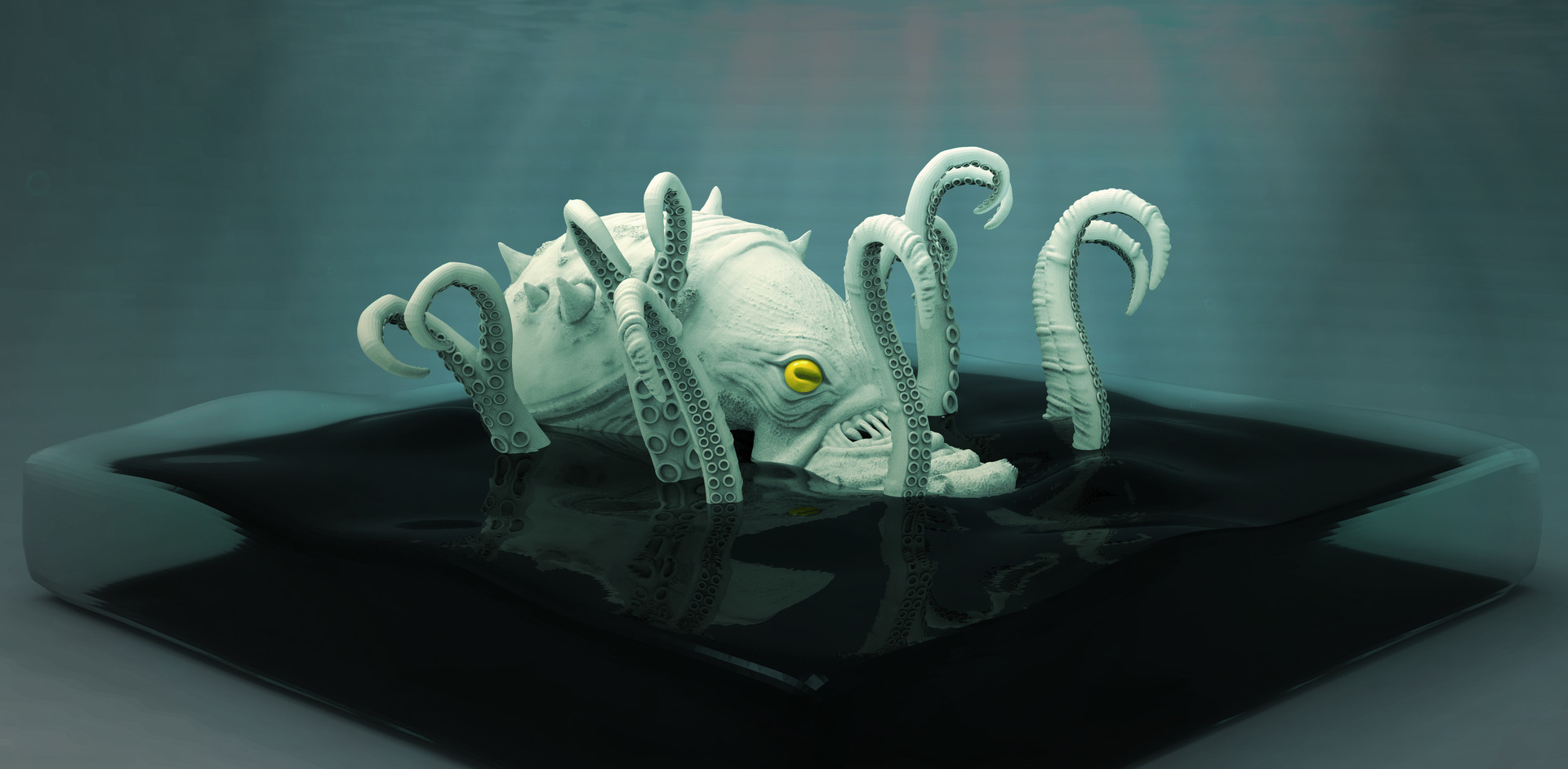 Munimur Ashrafy Pillars of Eternity 2 Kraken Fan Art