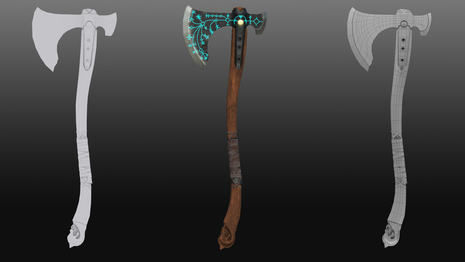 Nicholas Chang God Of War Leviathan Axe