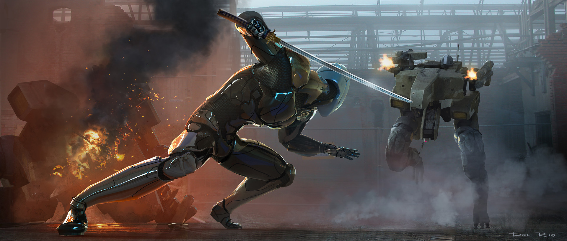 Artstation Metal Gear Solid Cyborg Ninja Day 02 Of 31