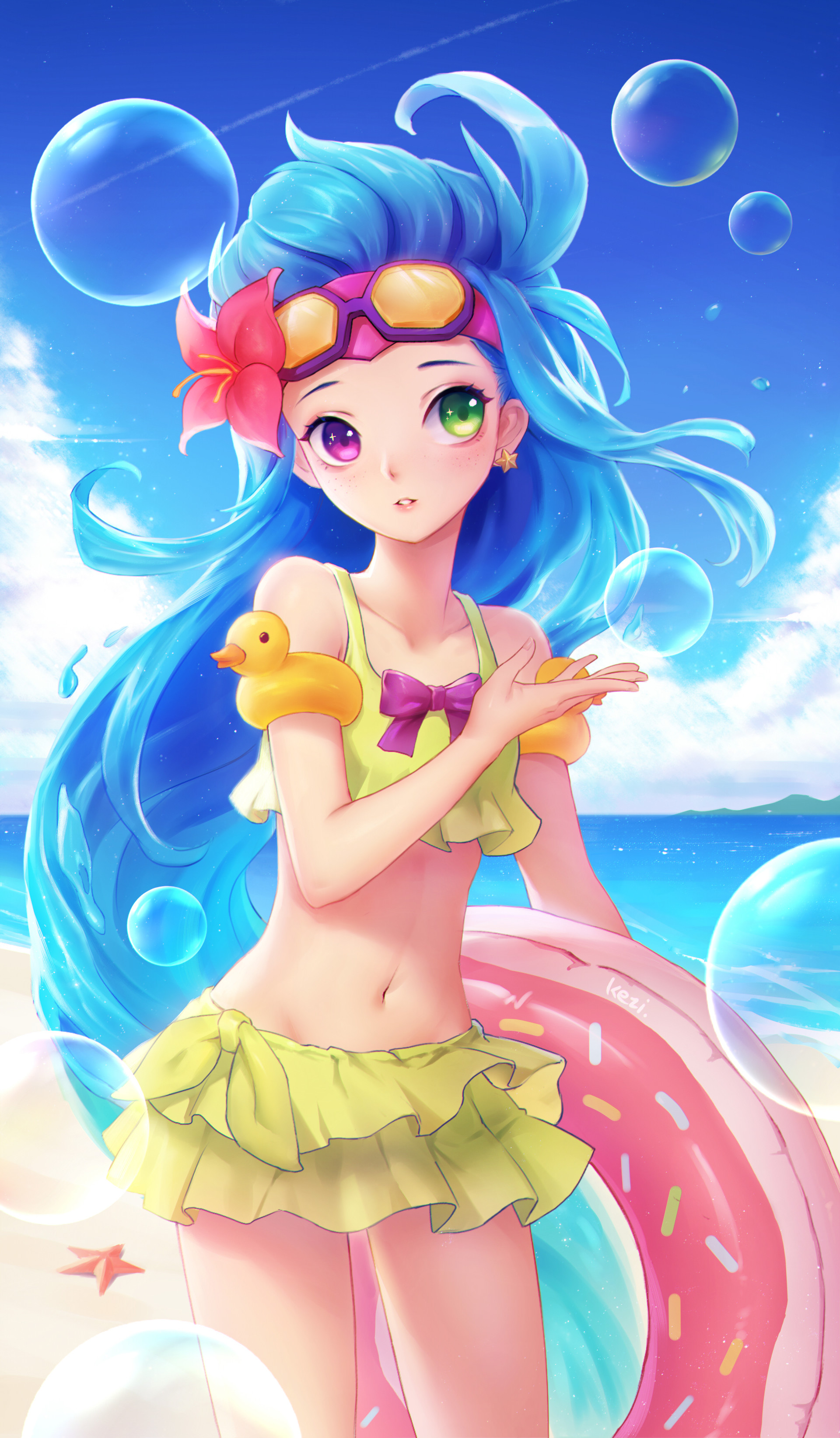 Artstation Pool Party Zoe Kezi