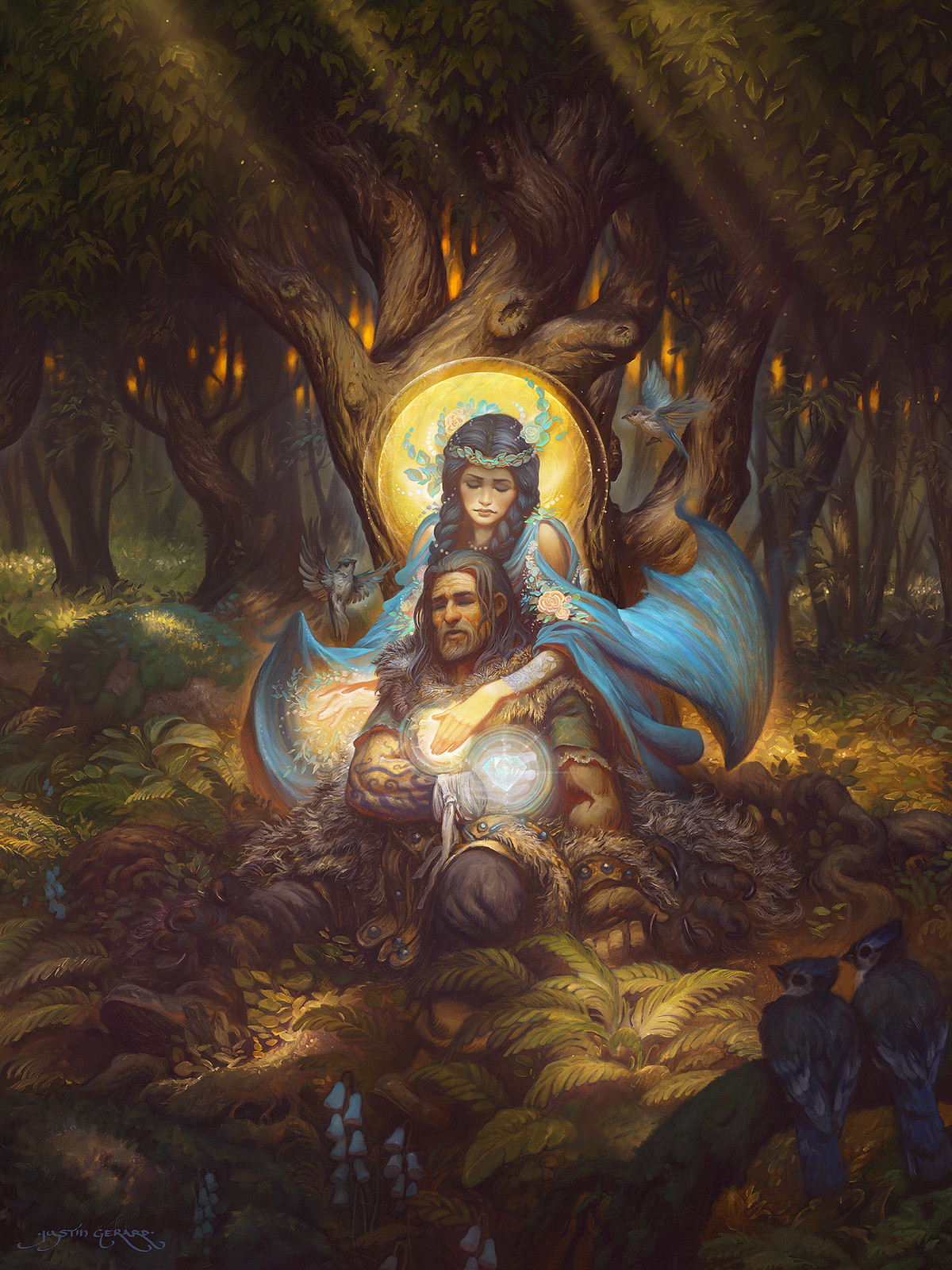 Final color painting in Photoshop