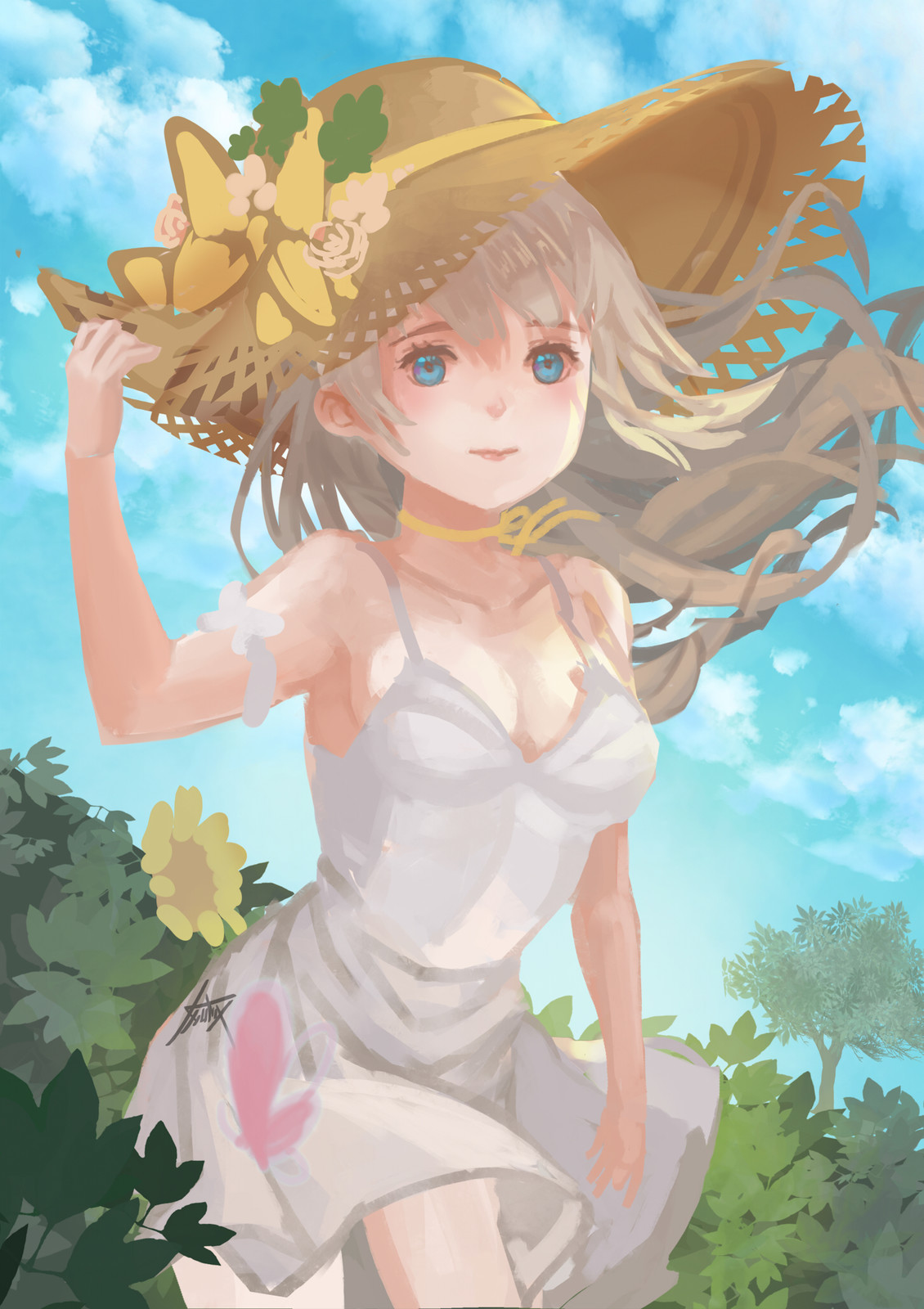 Tidy up sketch, Add background
