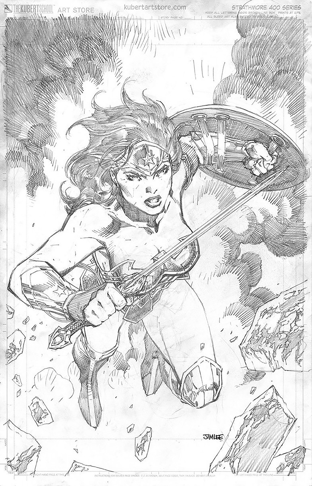 Pencil by Jim Lee, The Maestro.