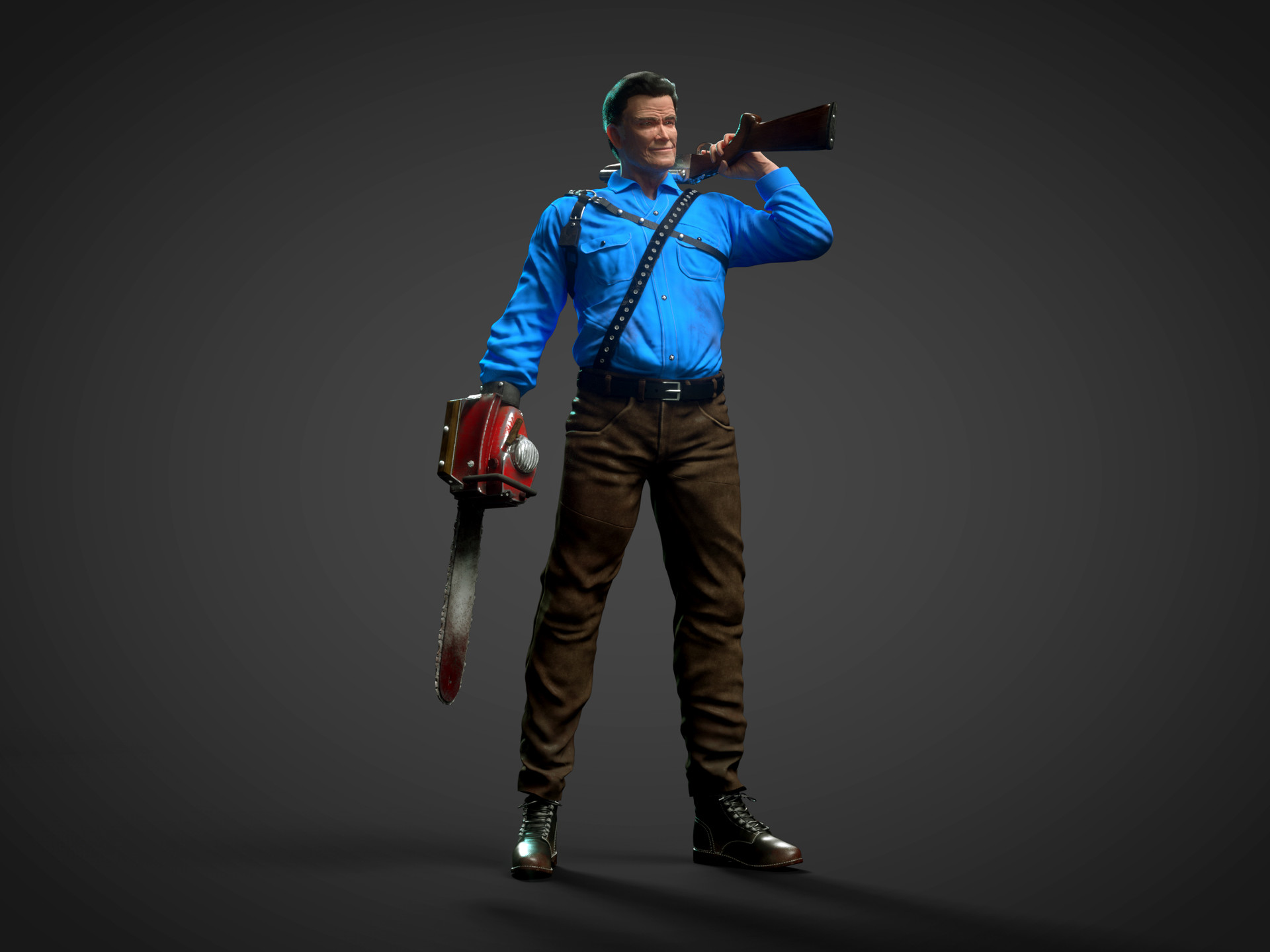 Artstation Ash Williams Ash Vs Evil Dead Ian Anderson