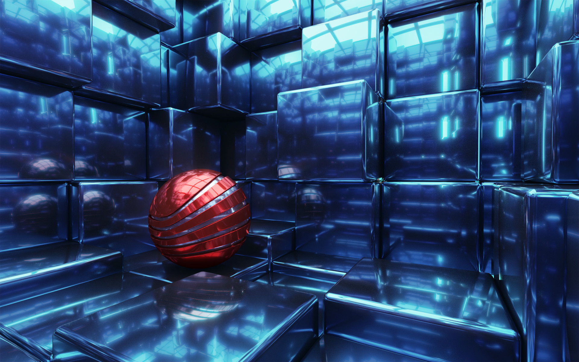 Artstation Cubic Wallpaper Casey Chretien