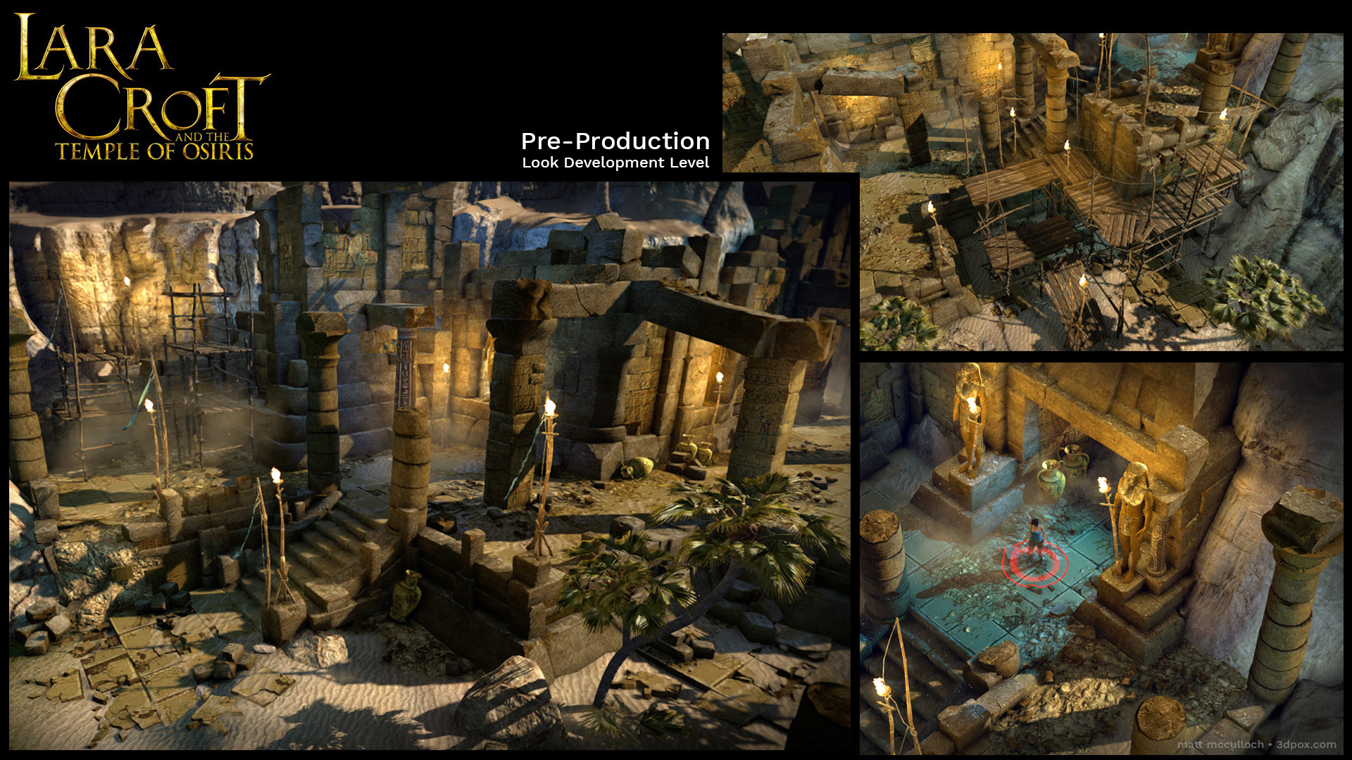Artstation Lara Croft And The Temple Of Osiris Environments