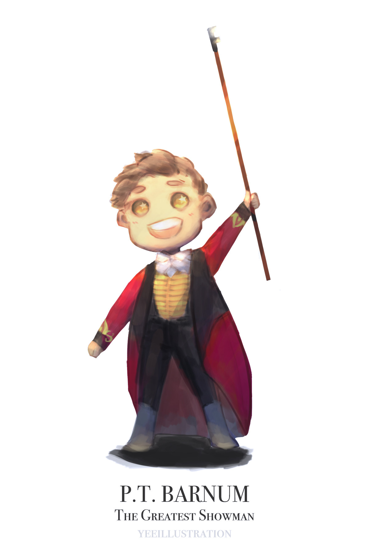 Artstation The Greatest Showman Fan Art Yee Hui Wong