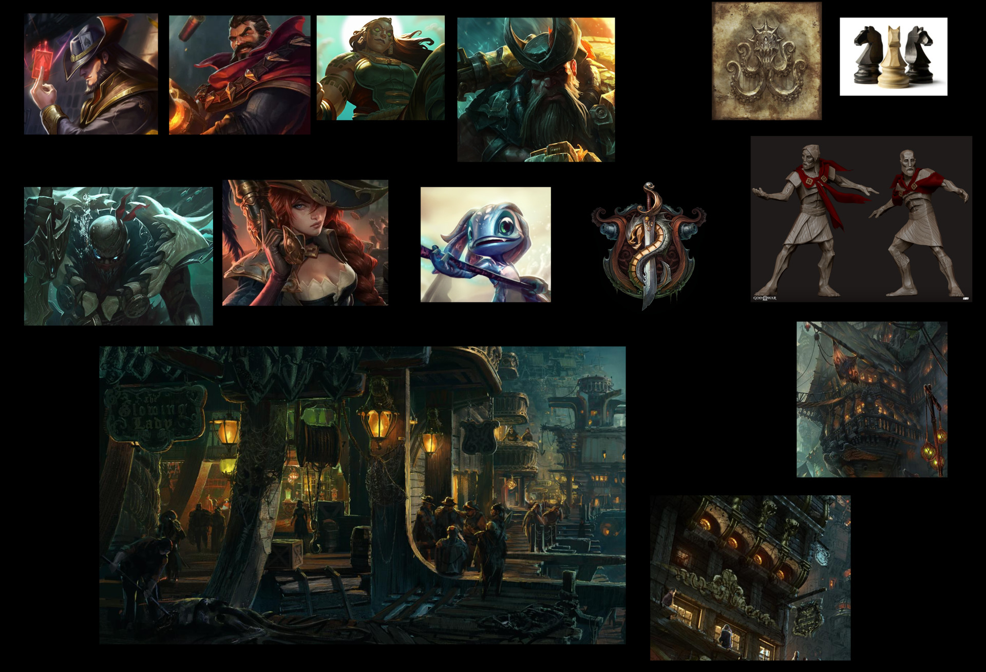 Artstation Wip Bilgewater Legends Lol Fanart Ricardo