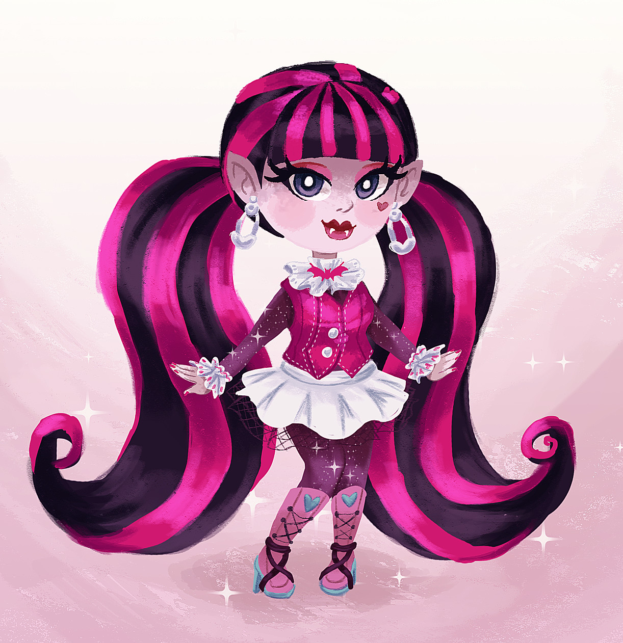 ArtStation - Monster High - Draculaura - Love at first bite