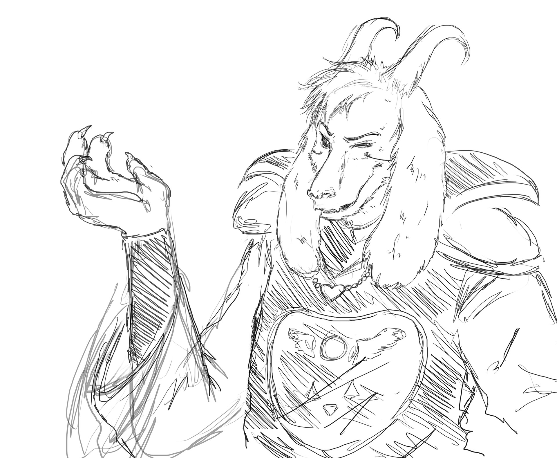 pauline callenaere asriel dreemurr fanart