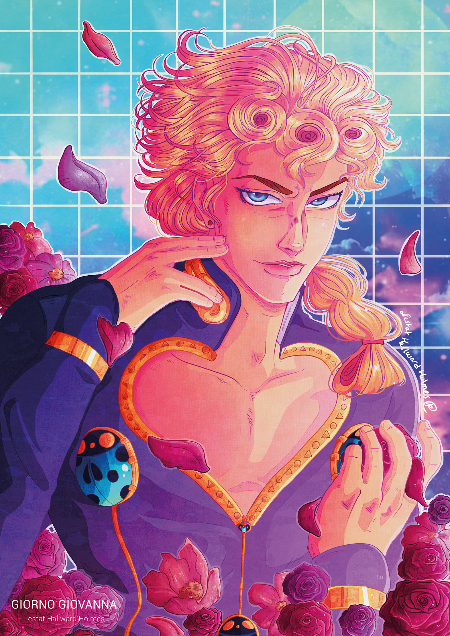 Artstation Giorno Giovanna Jjba Part 5 Pauline Callenaere