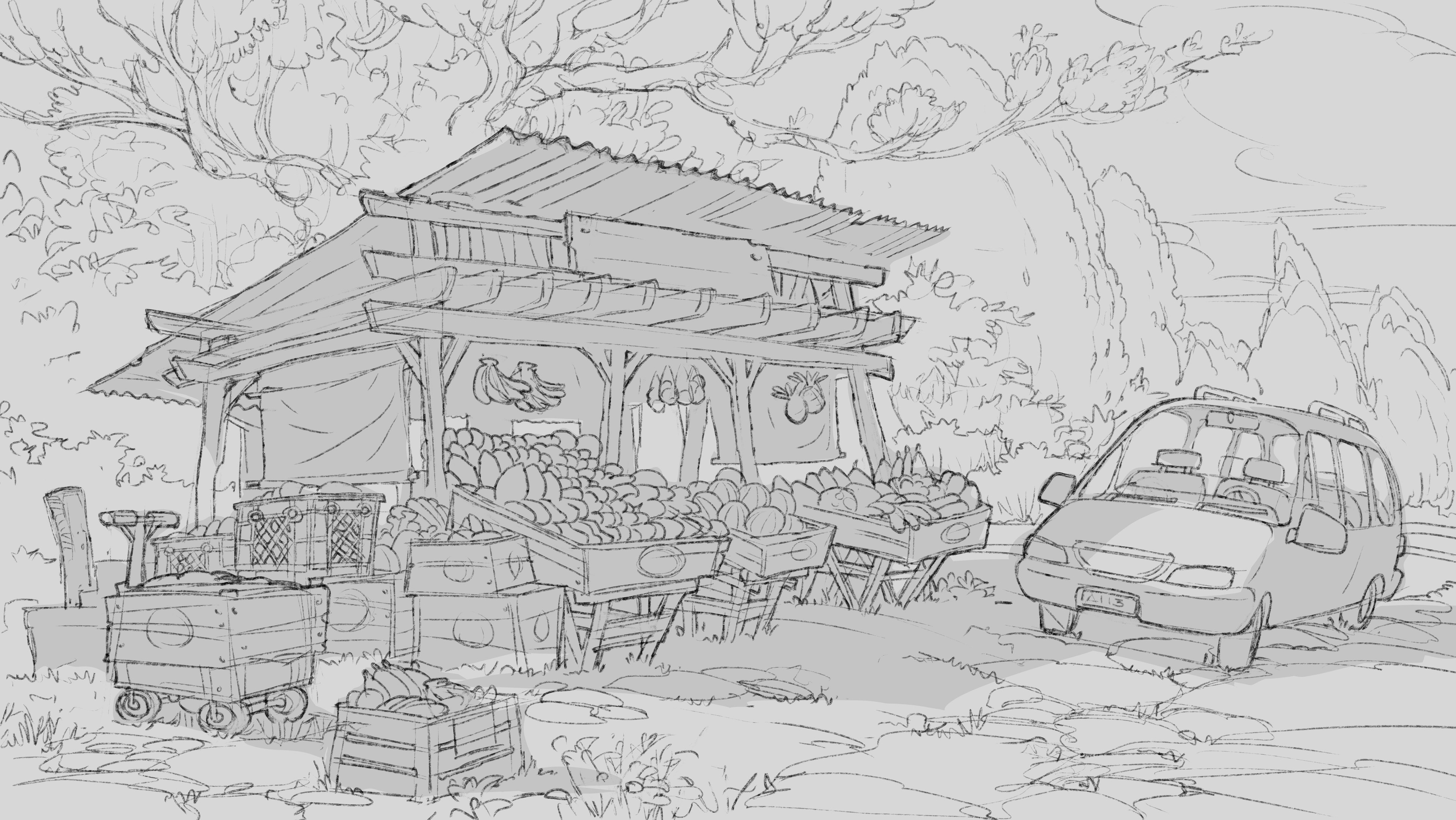 Line art.