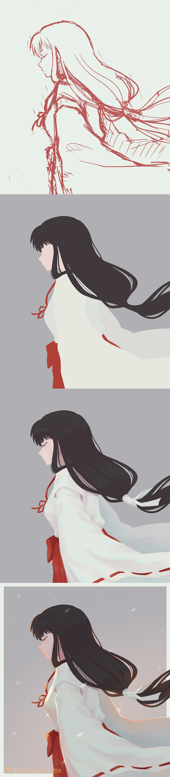Artstation 犬夜叉 桔梗
