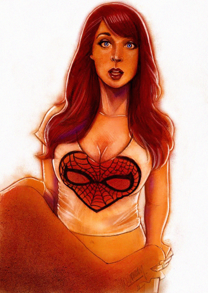 Related image of How To Draw Mary Jane Watson.