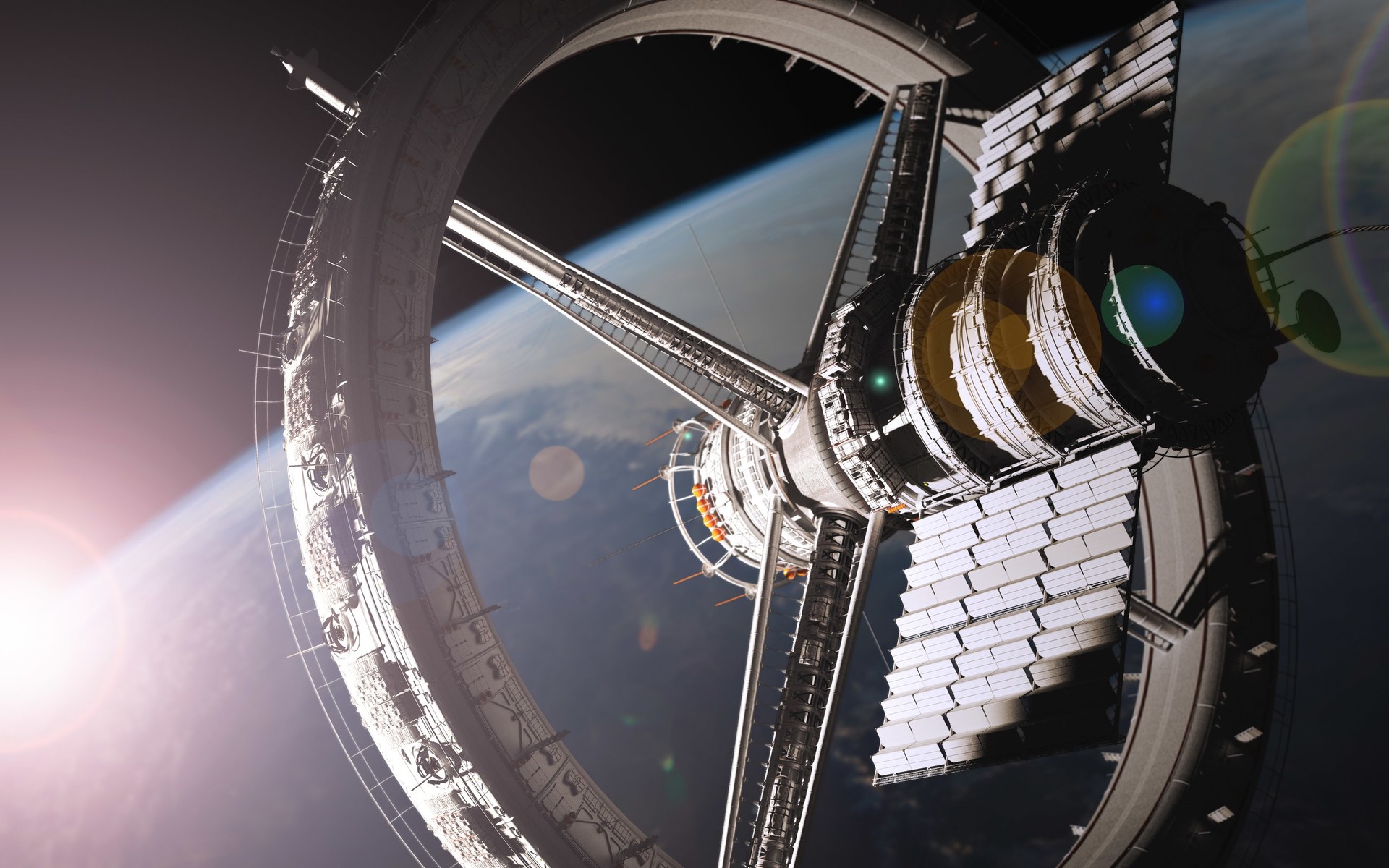 Притяжение в космосе. Орбитальная околоземная станция «Вояджер». Космическая станция с искусственной гравитацией. Космические станции будущего. Проекты космических станций.