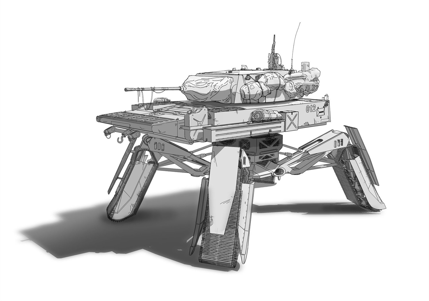Artstation Foundation Art Group 3d Model Sketch Over