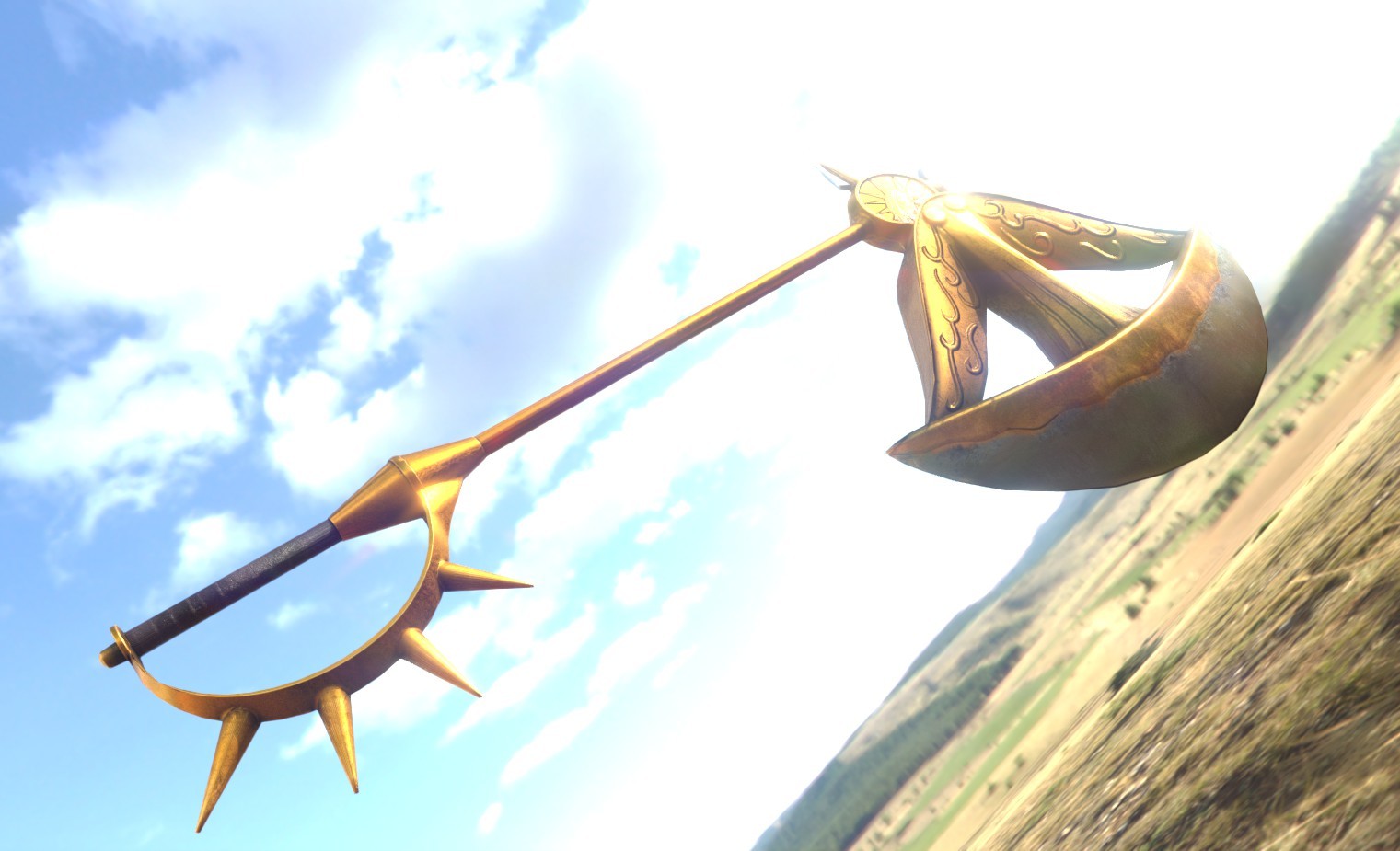 Artstation The Divine Axe Rhitta Lord Escanor S Weapon Marcin