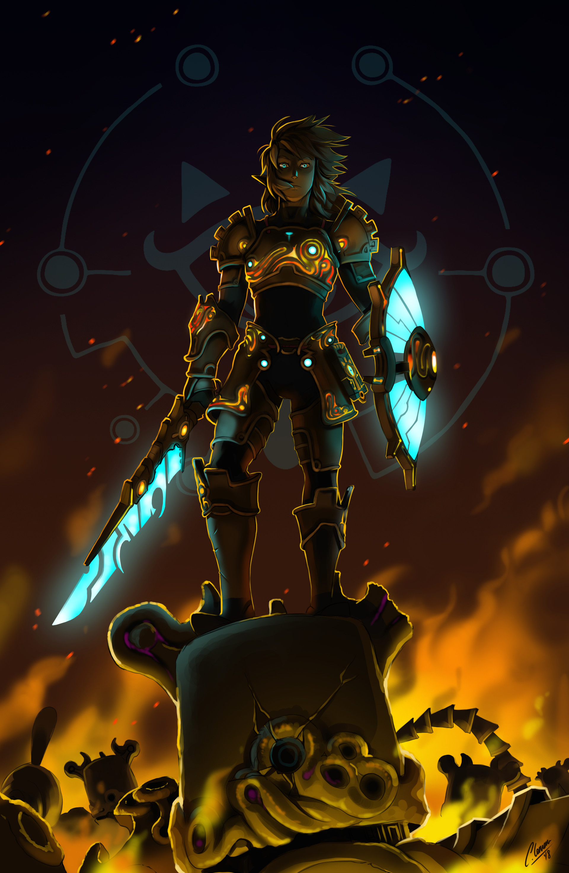 Artstation Link The Legend Of Zelda Breath Of The Wild