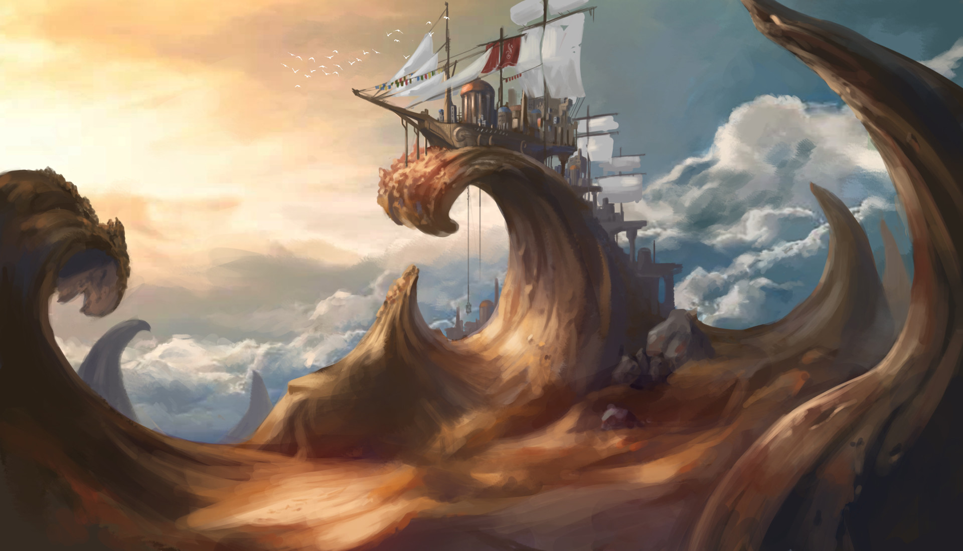파도사막 by jaewon choe : r/ImaginaryMindscapes