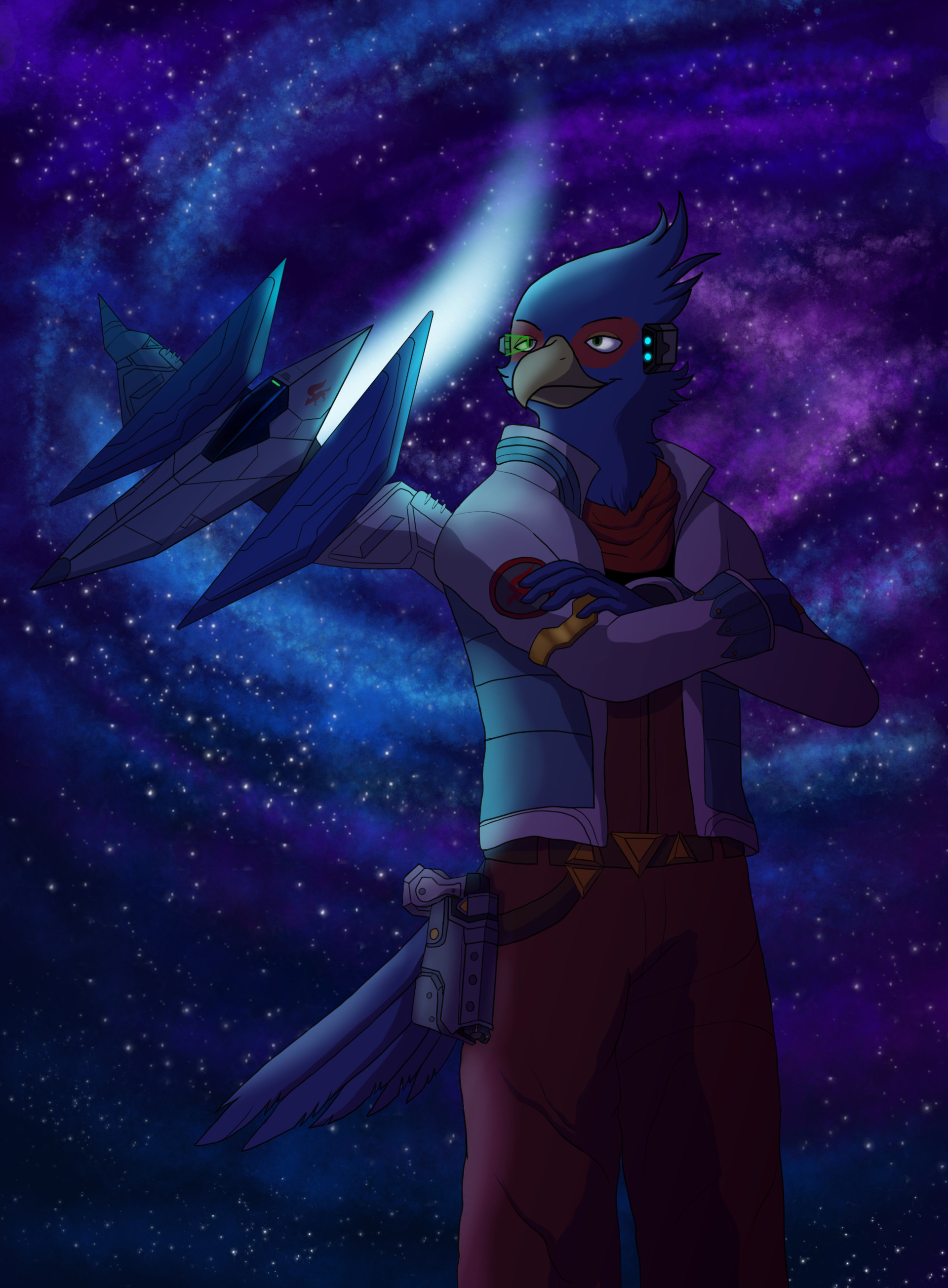 ArtStation - Falco Lombardi, image size:1920x2608