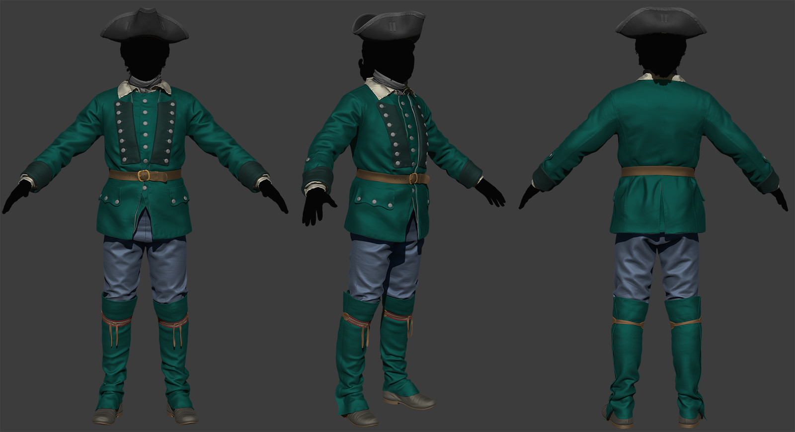 Rogers Ranger wear sculpt